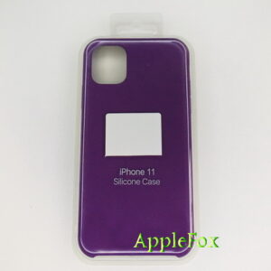 Чехол Silicone Case для iPhone 11 фиолетовый