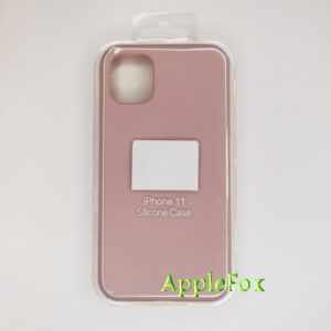 Чехол Silicone Case для iPhone 11 пудровый