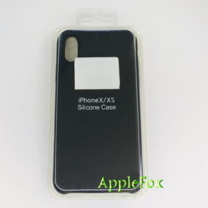 Чехол Silicone Case для iPhone X / Xs угольно-серый