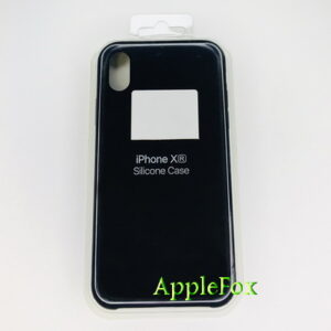 Чехол Silicone Case для iPhone Xr чёрный