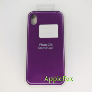 Чехол Silicone Case для iPhone Xr фиолетовый