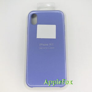 Чехол Silicone Case для iPhone Xr сиреневый