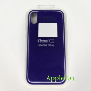 Чехол Silicone Case для iPhone Xr тёмно-фиолетовый