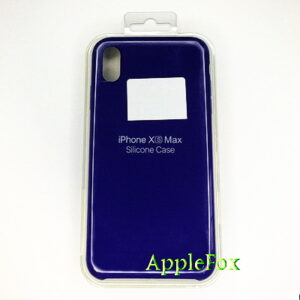 Чехол Silicone Case для iPhone Xs Max тёмно-фиолетовый