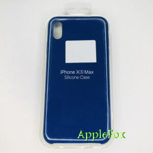 Чехол Silicone Case для iPhone Xs Max тёмно-синий