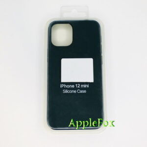 Чехол Silicone Case для iPhone 12 mini тёмно-зелёный