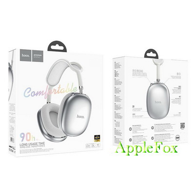 Наушники AirPods Max 2 качественная копия Hoco (серебро) — изображение 2