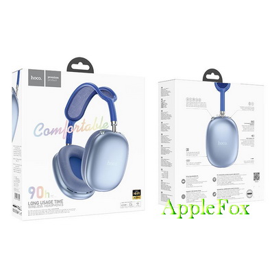 Наушники AirPods Max 2 качественная копия Hoco (синий) — изображение 2