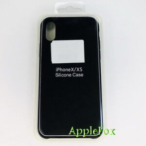 Чехол Silicone Case для iPhone X / Xs черный