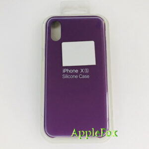 Чехол Silicone Case для iPhone X / Xs фиолетовый