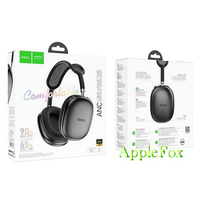 Наушники AirPods Max 2 качественная копия Hoco с режимом ANC (чёрный) — изображение 2