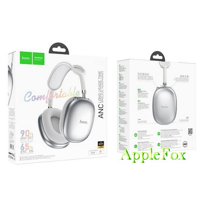 Наушники AirPods Max 2 качественная копия Hoco с режимом ANC (серебро) — изображение 2